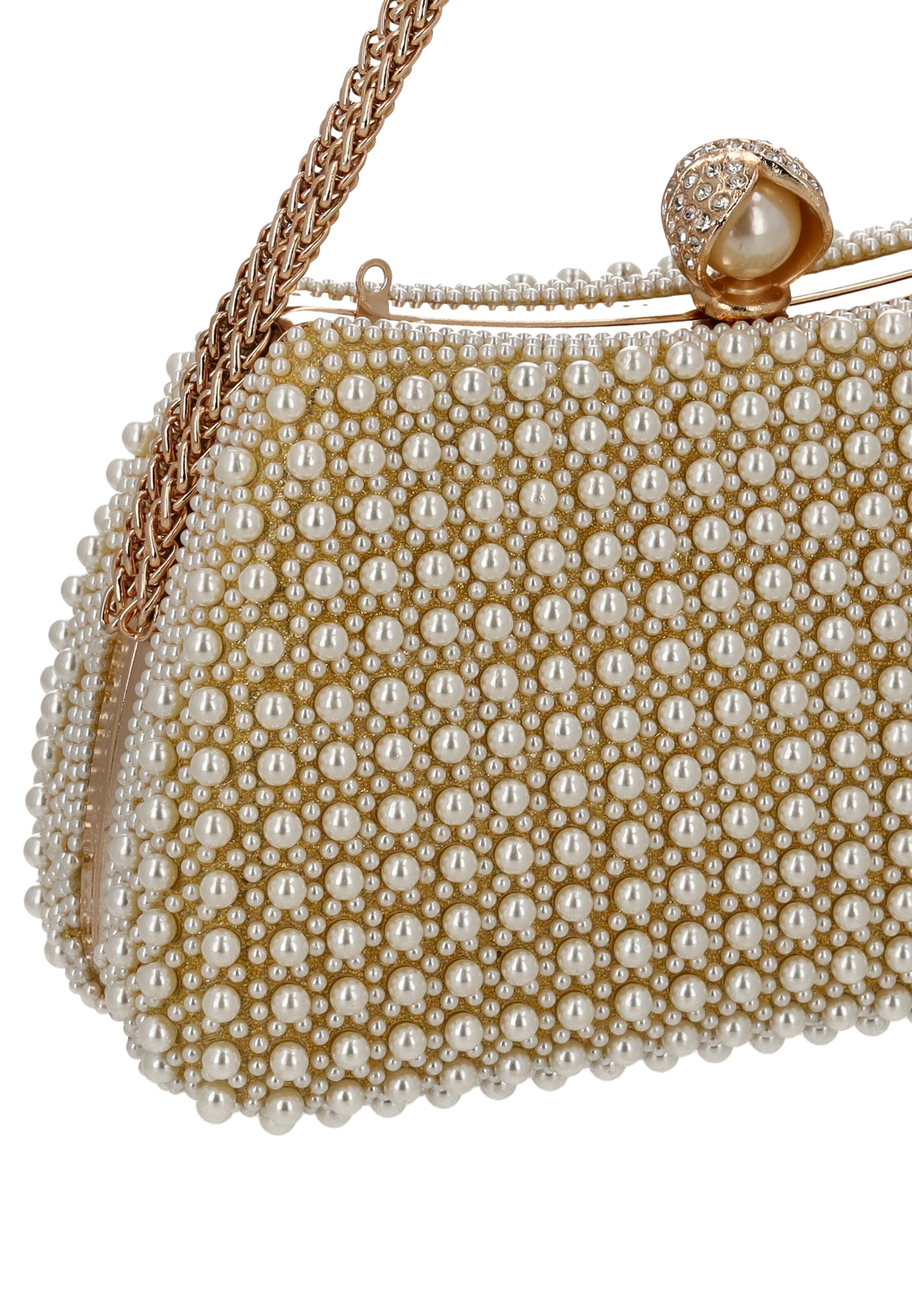 Pochette usha BLACK LABEL en or