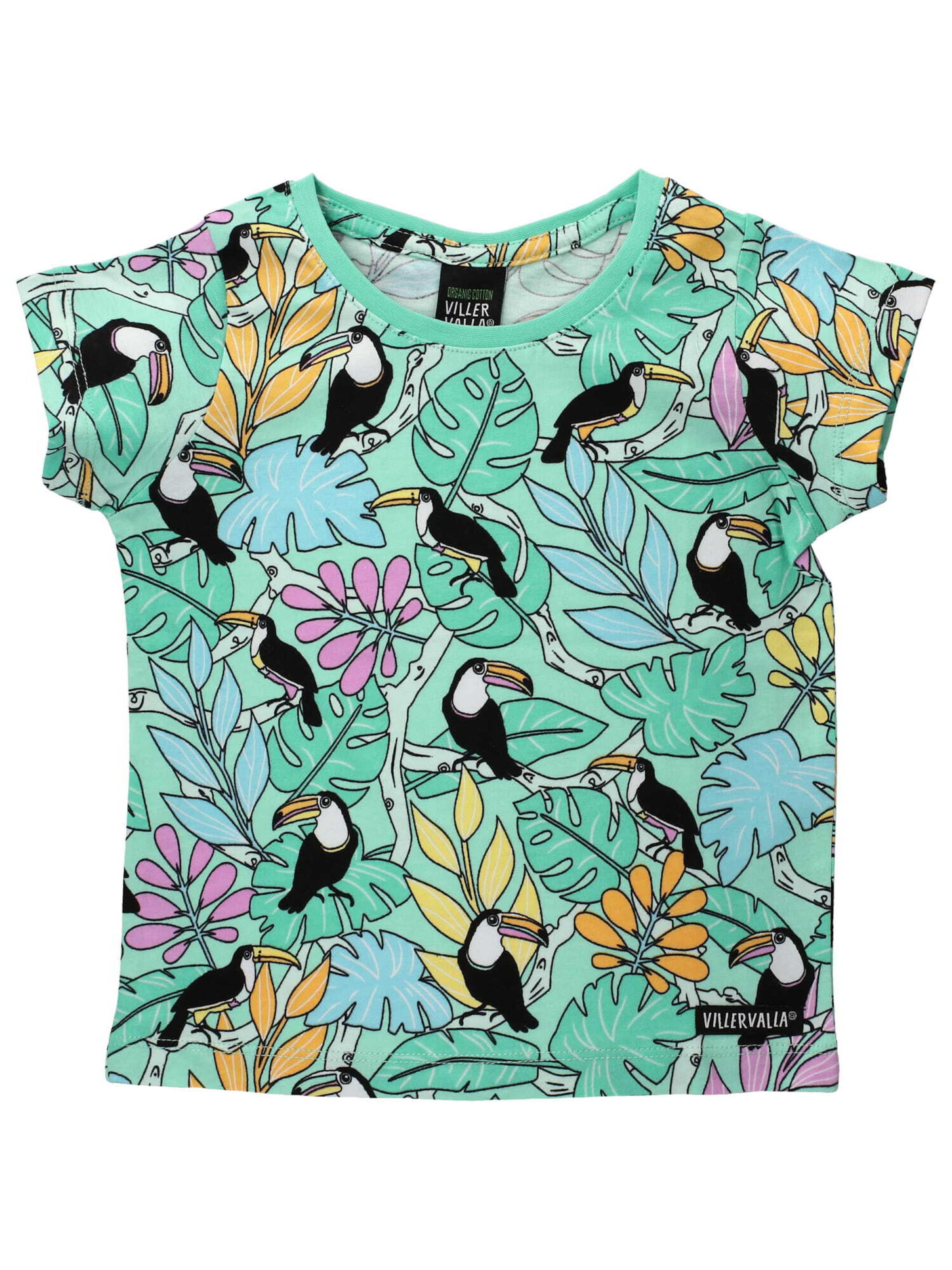 Villervalla Shirt 'Tukan' in Green: front