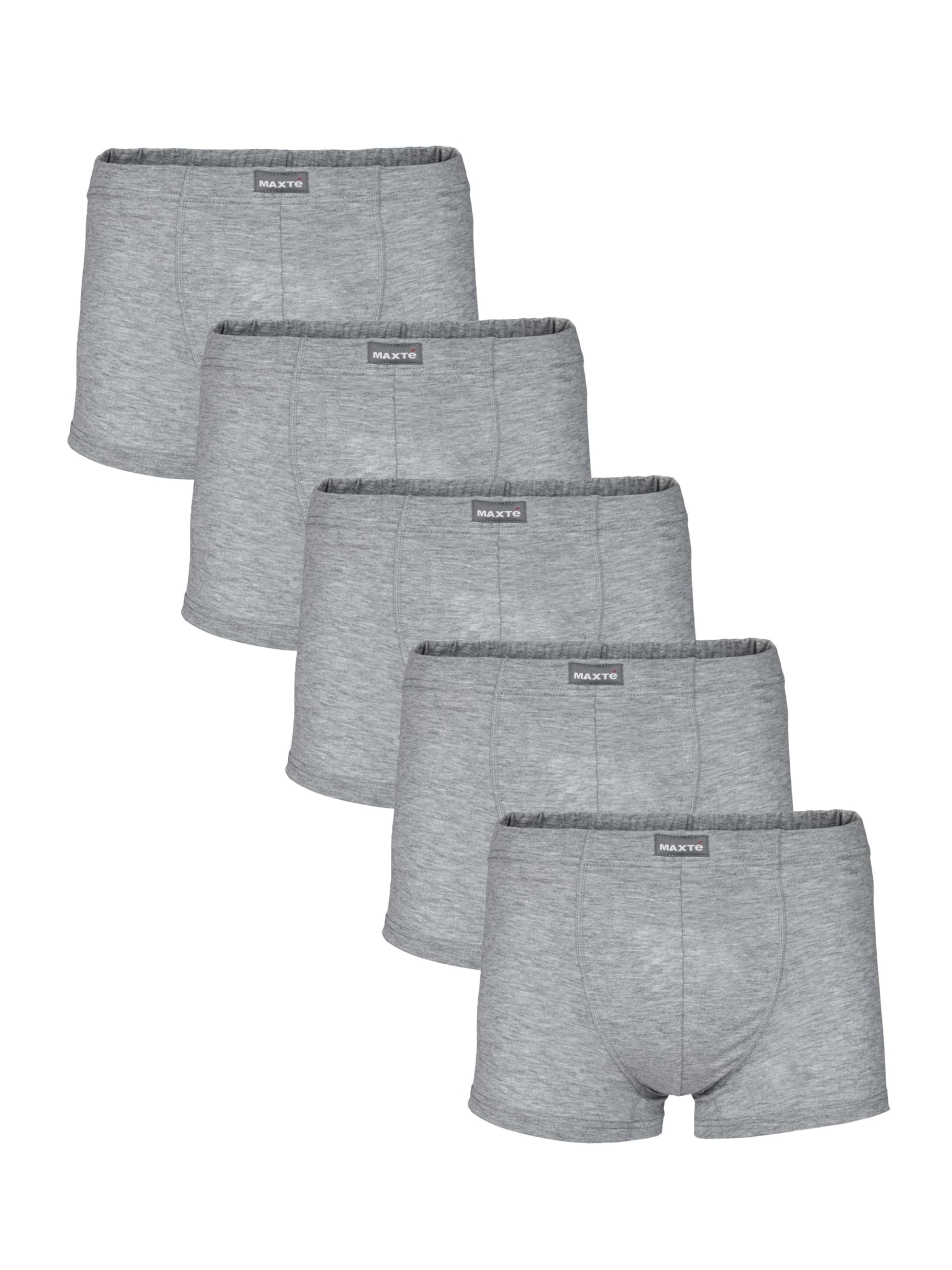 Maxte Boxer shorts 'BASIC MAX Boxershorts 5er Pack' in Grey: front
