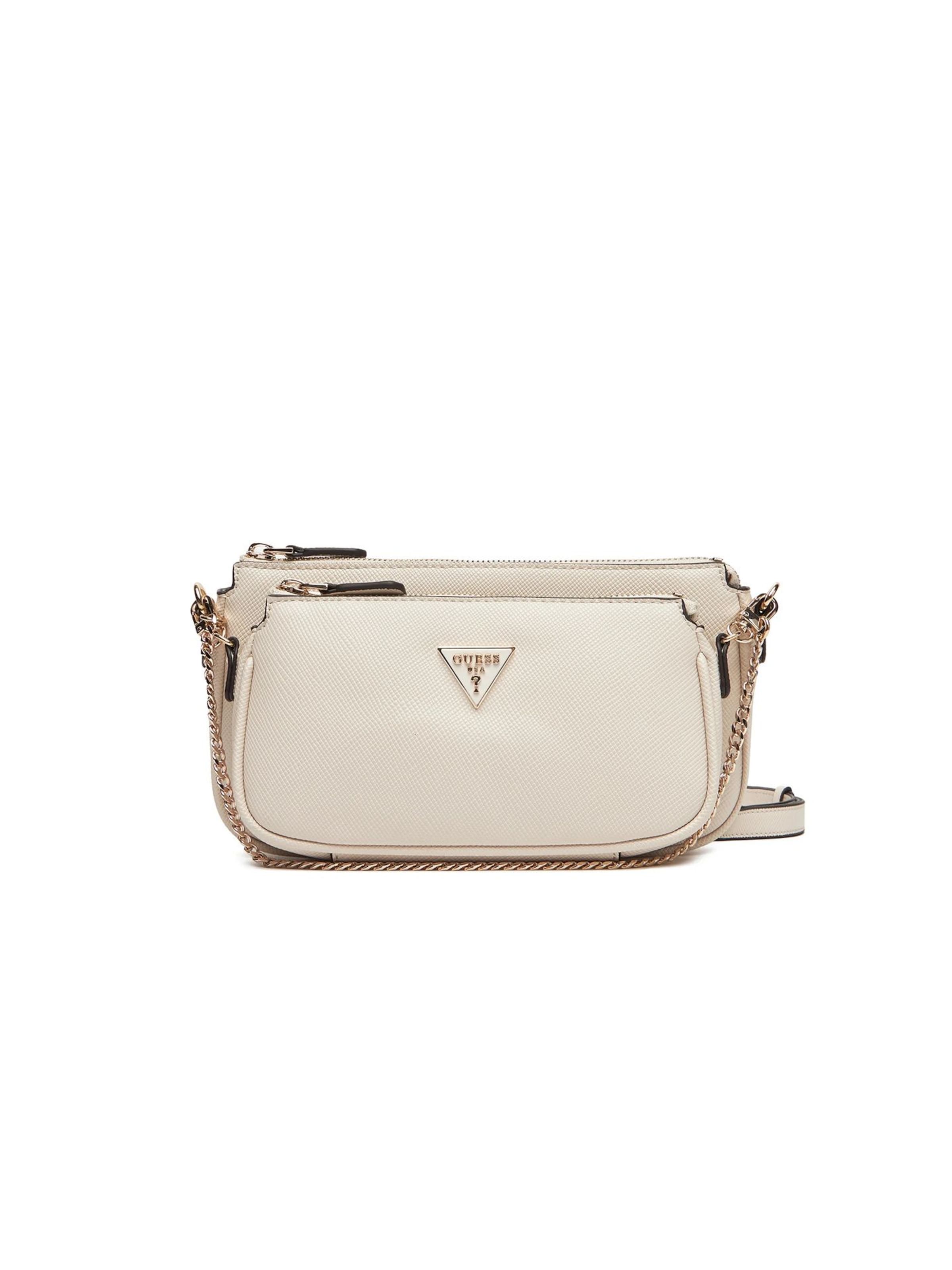 GUESS Crossbody bag 'Noelle Ii Dbl' in Beige: front
