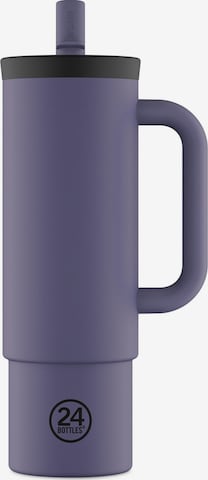 24Bottles Drinking bottle 'Straw ' in Purple: front
