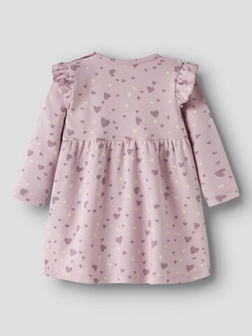 NAME IT Jurk 'NBFBHEART' in Lila