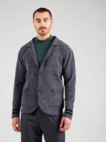 Key Largo Strickjacke 'ALREADY' in Grau: Vorderseite