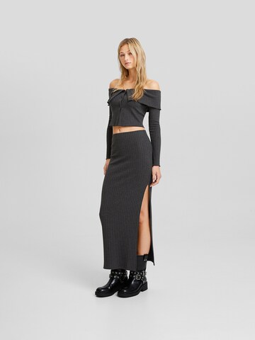 Bershka Skirt in Grey