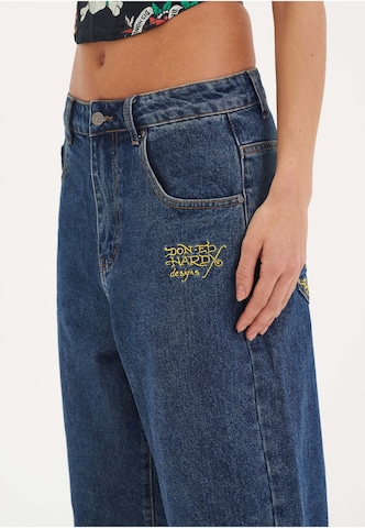 Ed Hardy Baggy Džínsy - Modrá