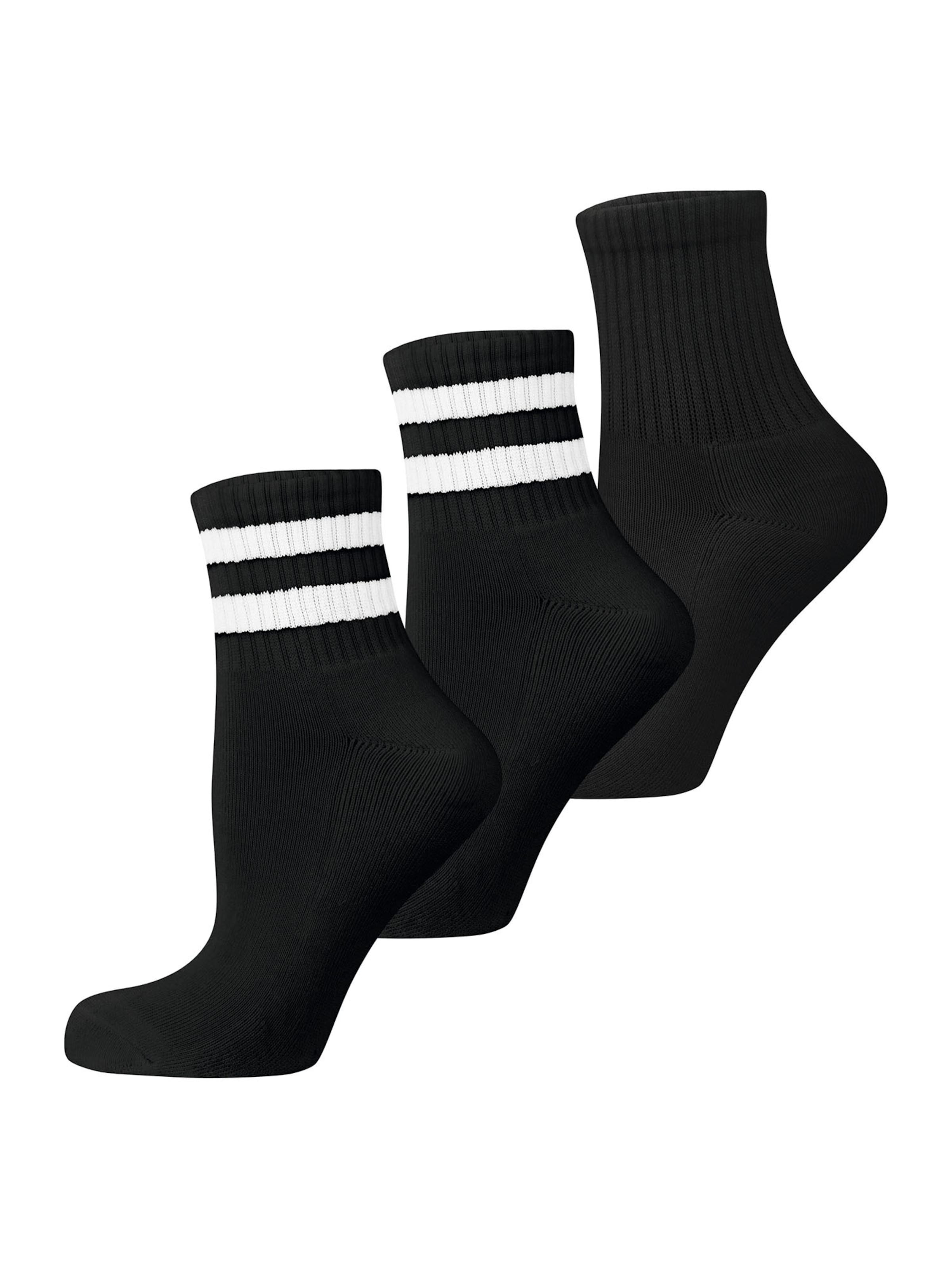 Nur Die Socks ' Kurzsocken ' in Black: front