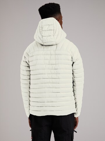 Veste outdoor ' SATEL1TE Kapuzen-Daunenjacke 2.0 ' JACK1T en blanc
