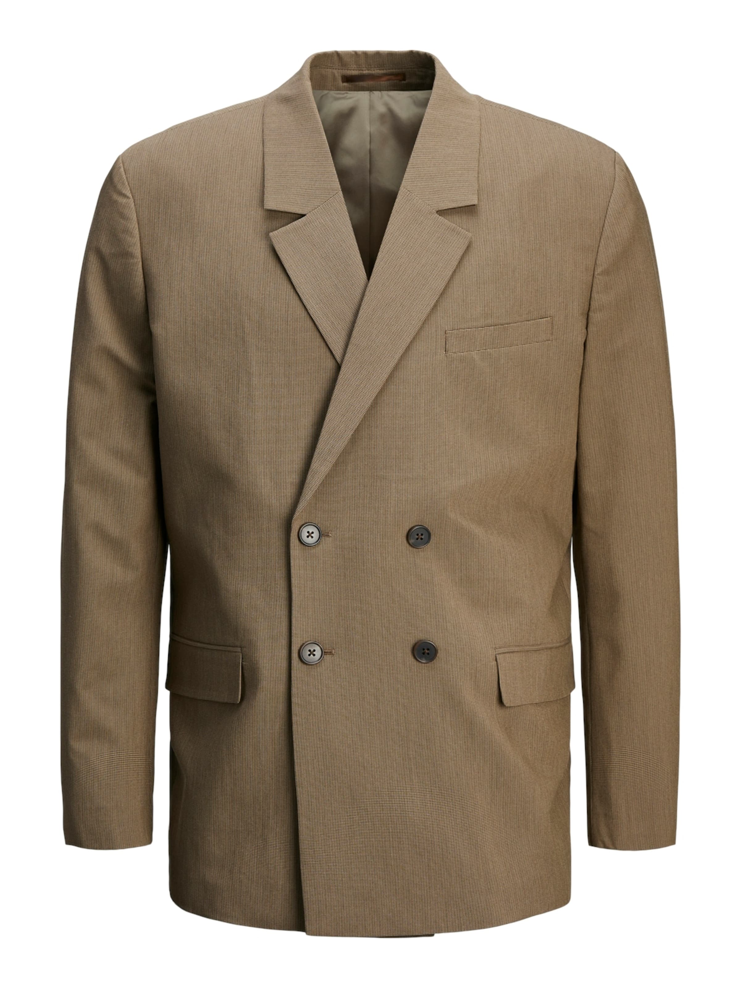 JACK & JONES Comfort fit Suit Jacket 'JPRBushwick Harry' in Grey: front