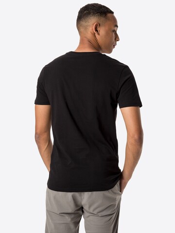 KnowledgeCotton Apparel Regular fit Μπλουζάκι 'Alder' σε μαύρο