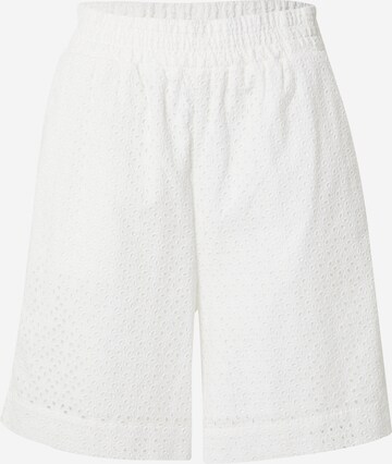 s.Oliver - Loosefit Calças em branco: frente