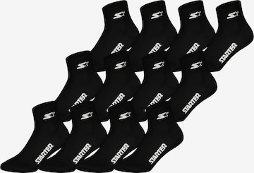 Chaussettes Starter en noir : devant