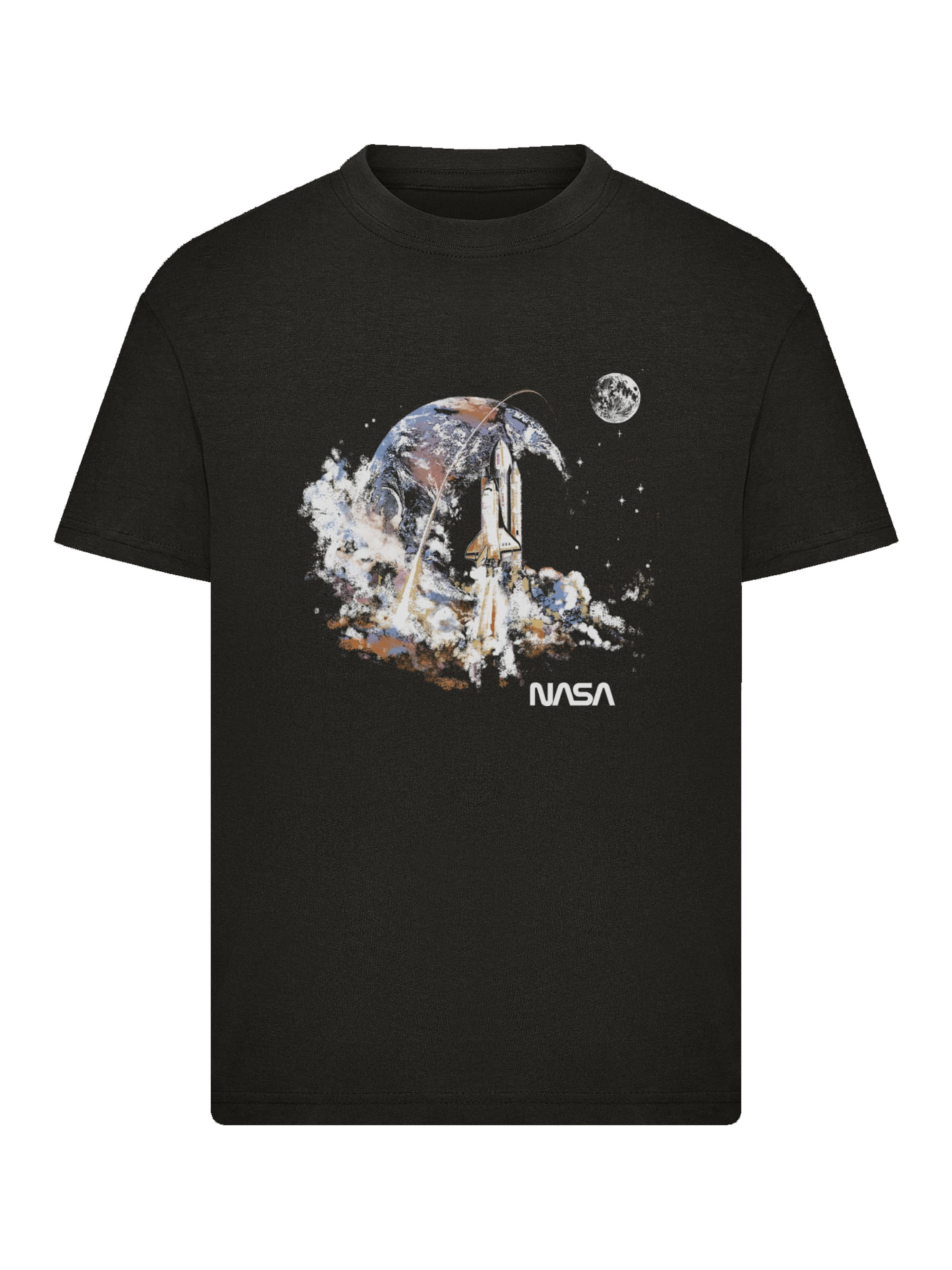 F4NT4STIC T-Shirt 'Nasa' in Schwarz: Vorderseite