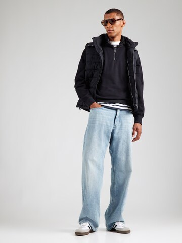 MUSTANG - Sweatshirt 'FRANKLIN' em preto