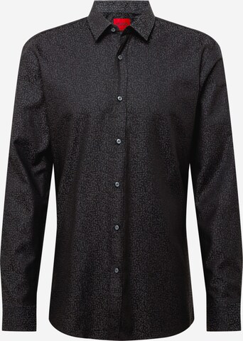 Coupe regular Chemise 'Elisha' HUGO en noir : devant