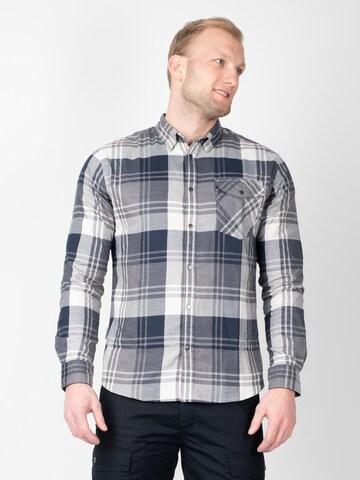 Sunwill Regular fit Button Up Shirt in Blue: front