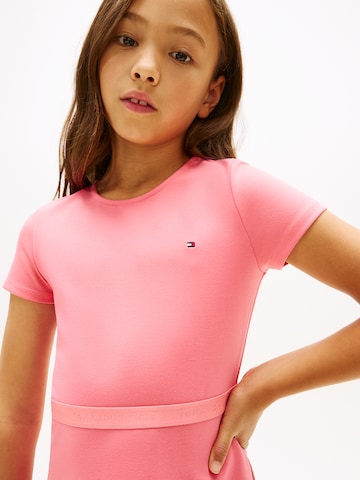 TOMMY HILFIGER Kleid 'ESSENTIAL' in Pink