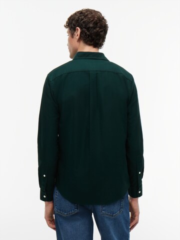 TOMMY HILFIGER Regular fit Srajca 'Heritage' | zelena barva