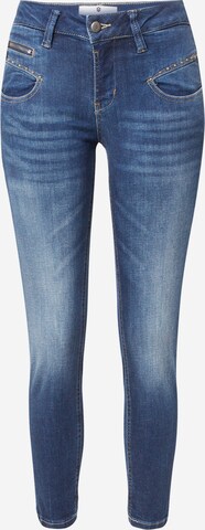 FREEMAN T. PORTER Slimfit Jeans 'Alexa' in Blauw: voorkant