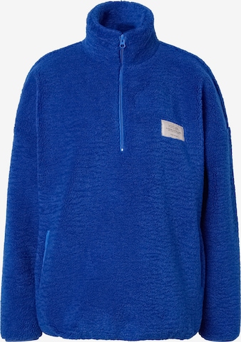 Karo Kauer Pullover in Blau: Vorderseite