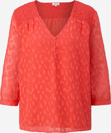 s.Oliver Blouse in Orange: front