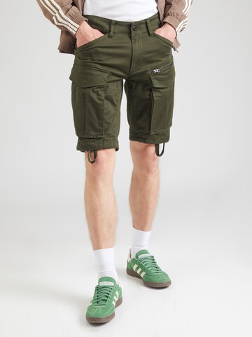 G-STAR Regular Cargo trousers in Green: front