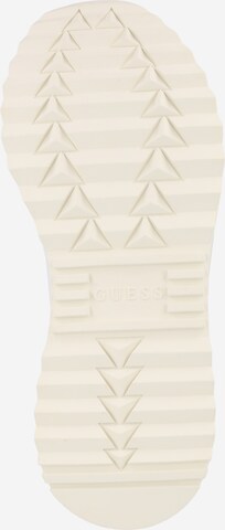 GUESS Platform trainers in White