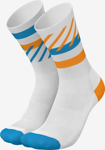INCYLENCE Athletic Socks 'DISRUPTS' in Orange: front