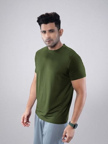 PANTONECLO - Camiseta funcional 'Pantoneclo Men's Gym Crew Neck Short Sleeve T-Shirt' en verde