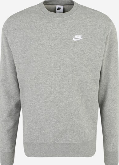 Nike Sportswear Sweatshirt in graumeliert / weiß, Produktansicht