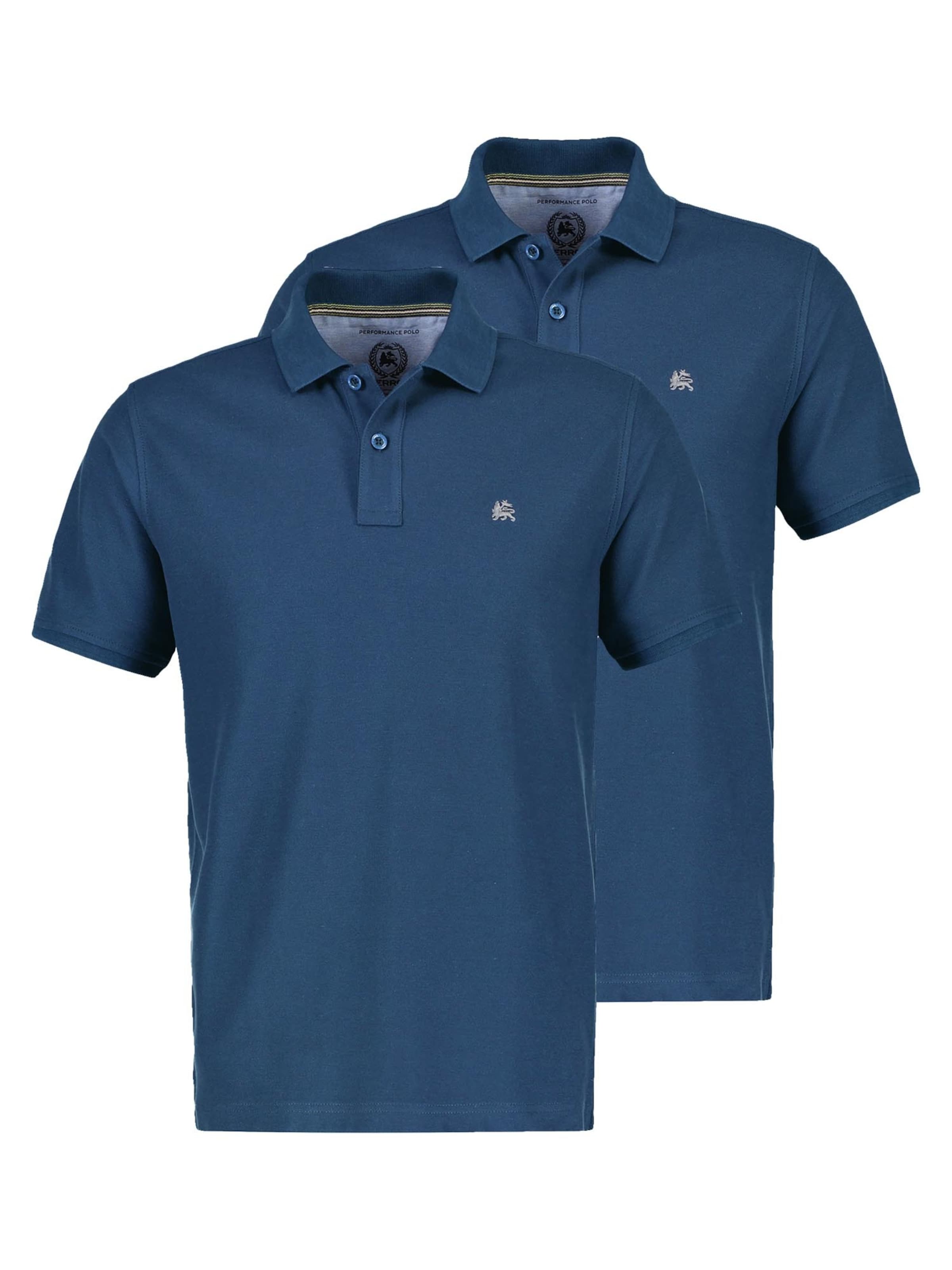 LERROS Shirt 'Basic'‌‌‌ in Blau: Vorderseite