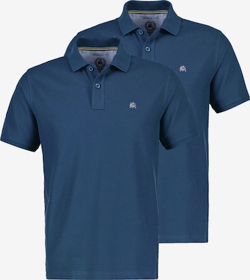 LERROS Shirt 'Basic' in Blau: Vorderseite