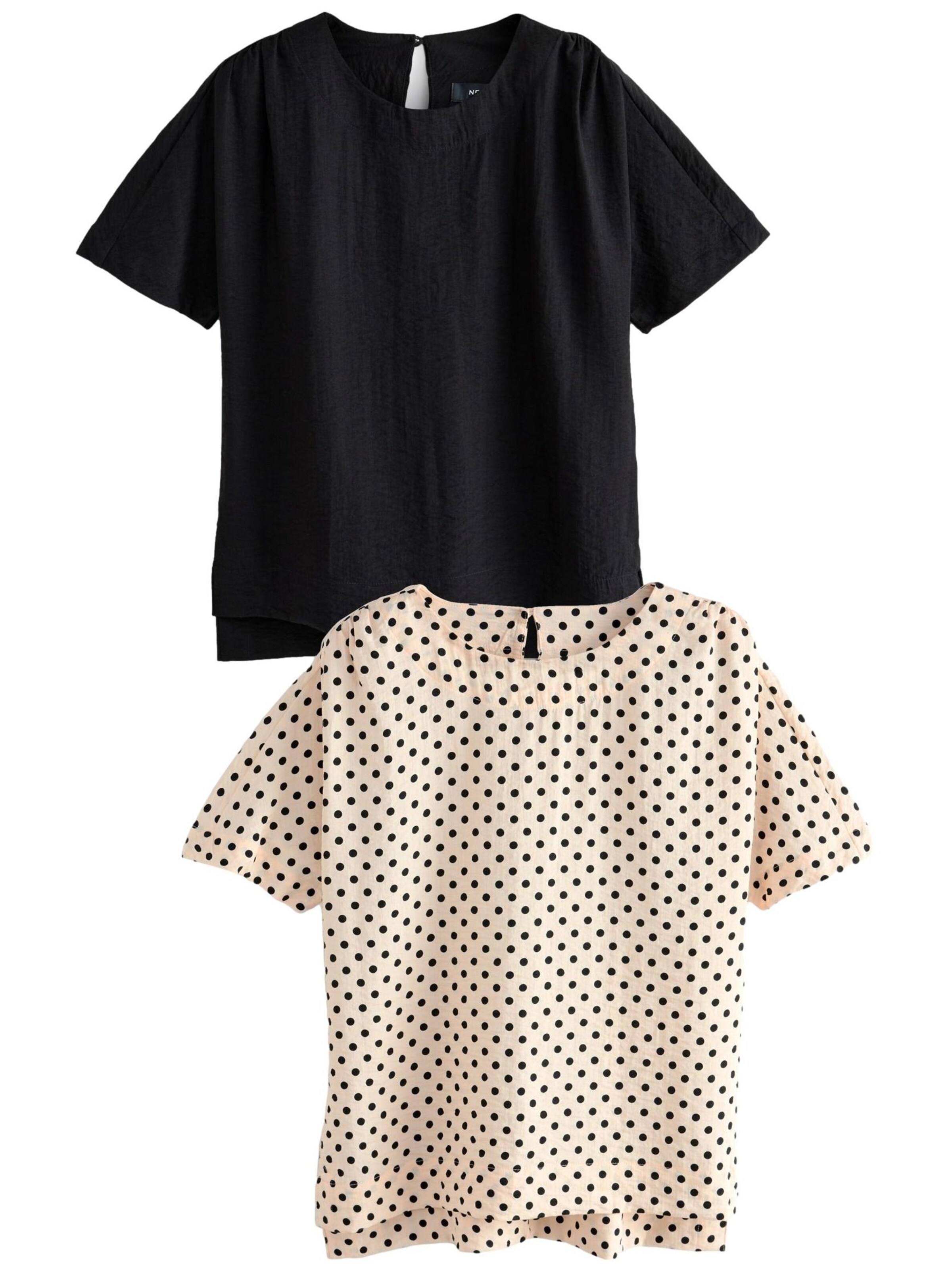 Next Blúz - bézs: elől