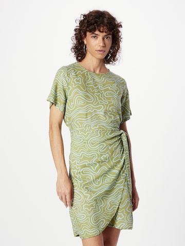 Rochie de cocktail de la Compania Fantastica pe verde: față