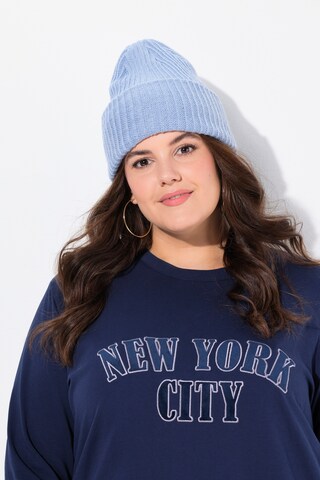 Ulla Popken Muts in Blauw: voorkant