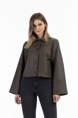 DreiMaster Vintage Between-season jacket in Brown: front