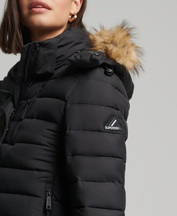 Superdry Winterjas in Zwart