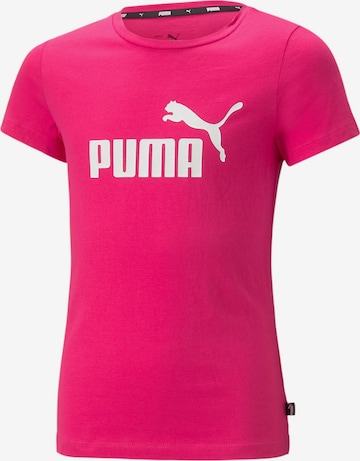 PUMA Μπλουζάκι 'Essentials' σε ροζ: μπροστά