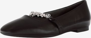 GABOR Ballet Flats in Black: front
