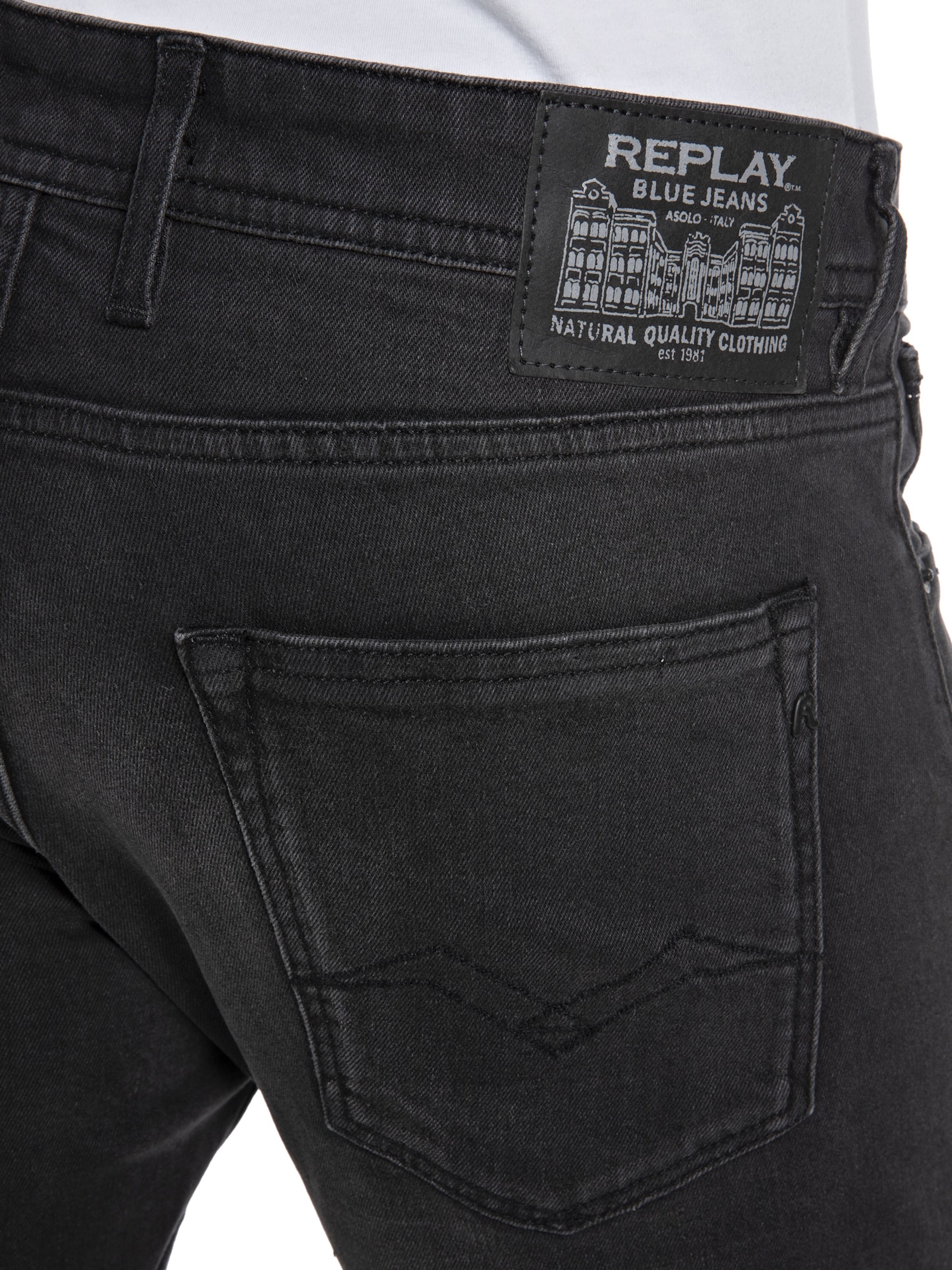 Regular Jean 'Grover' REPLAY en noir