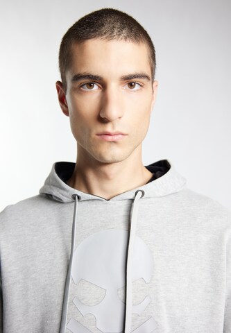 TUFFSKULL Sweatshirt 'Corbridge' in Grau