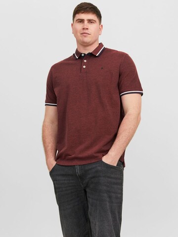 Jack & Jones Plus Shirt in Bruin: voorkant