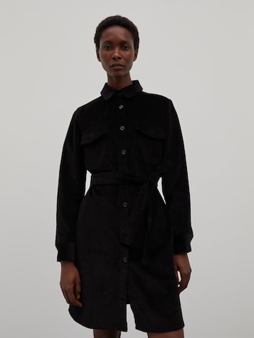 EDITED Shirt Dress 'Annabel' in Black: front