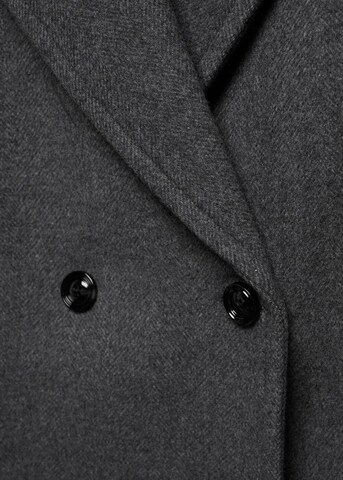 MANGO Between-Seasons Coat 'Eye' in Grey