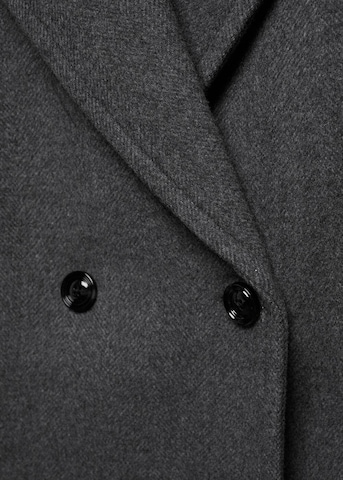 MANGO Between-Seasons Coat 'Eye' in Grey