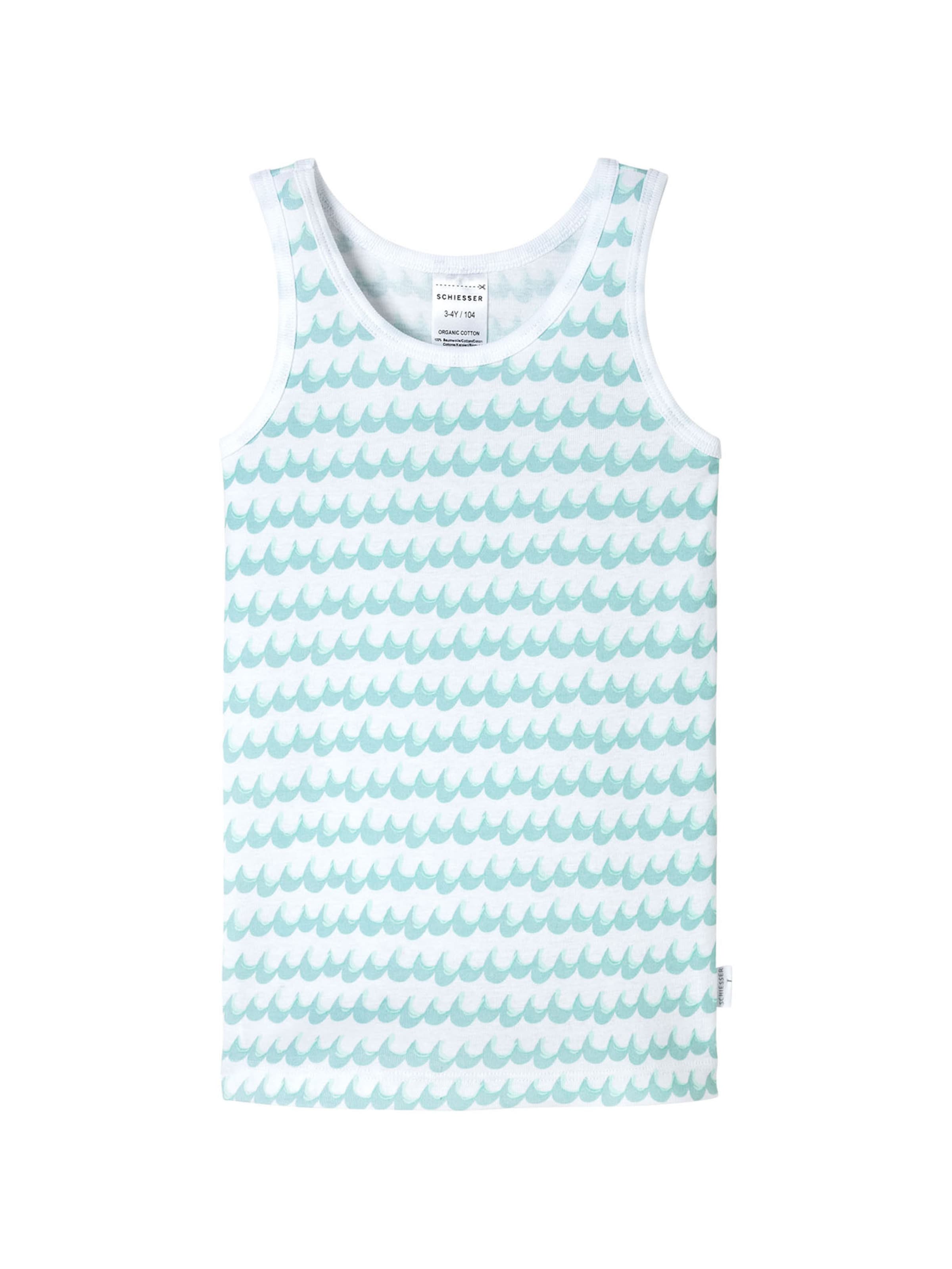 Maillot de corps 'Fine Rib' SCHIESSER en bleu