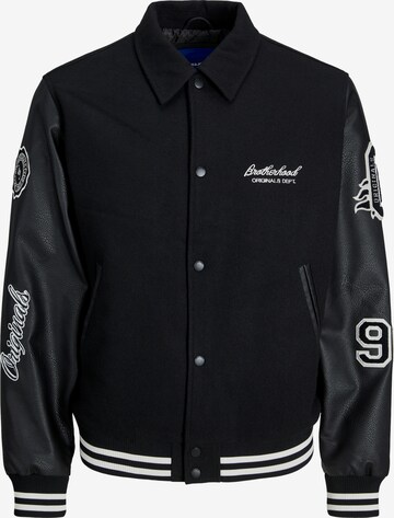 Veste mi-saison 'Varsity' JACK & JONES en noir : devant