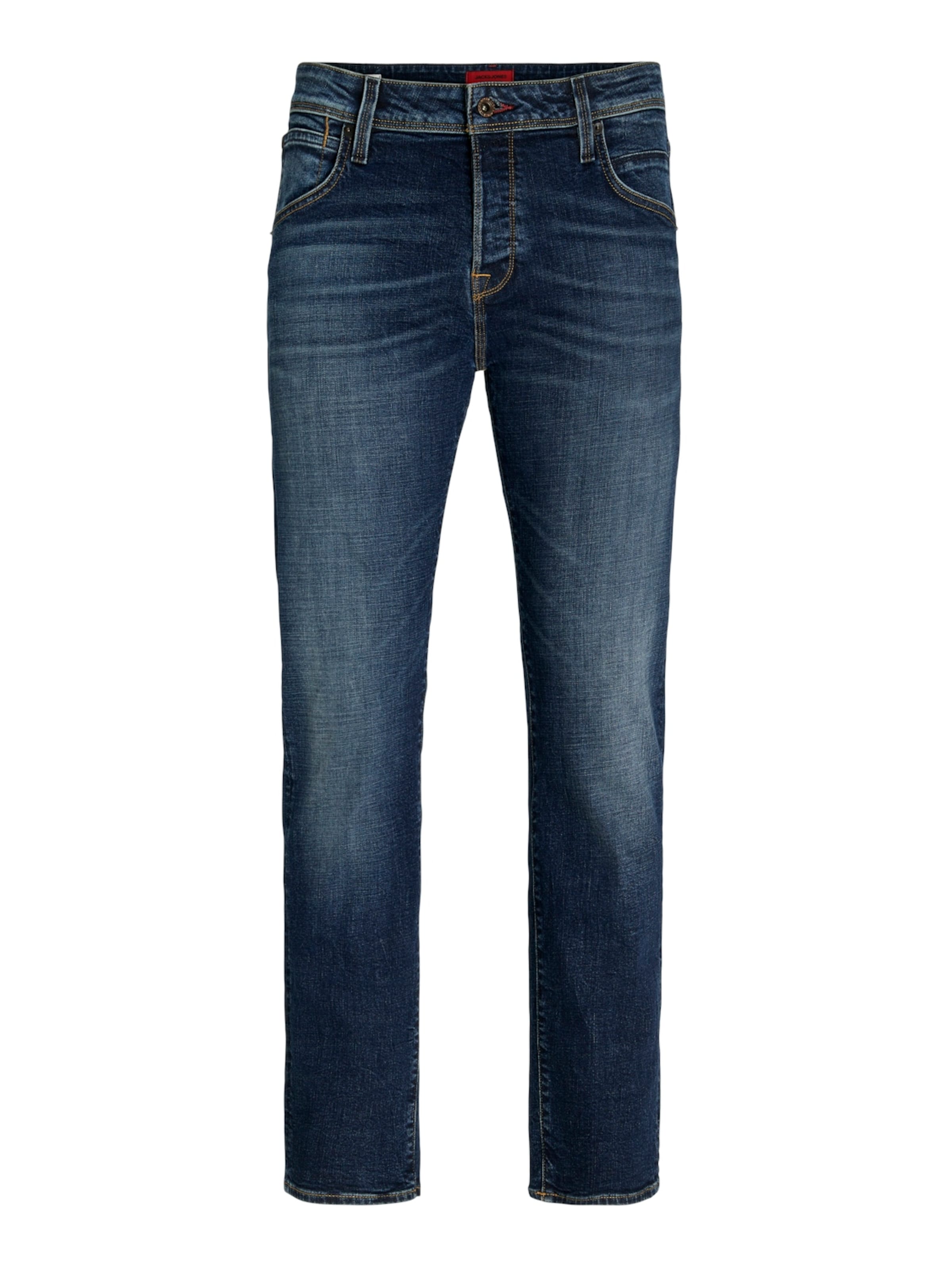 JACK & JONES Tapered Jeans 'JJIMike JJFox' in Blue: front
