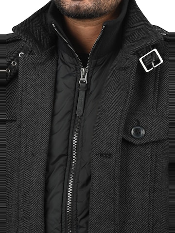 INDICODE JEANS Winter Coat 'Brandan' in Grey