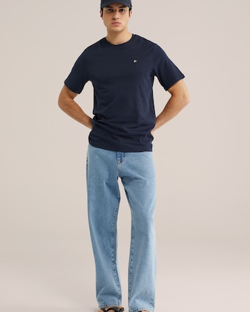 T-Shirt WE Fashion en bleu