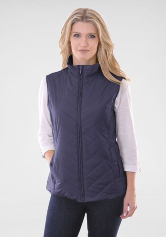 Navigazione Bodywarmer in Blauw: voorkant